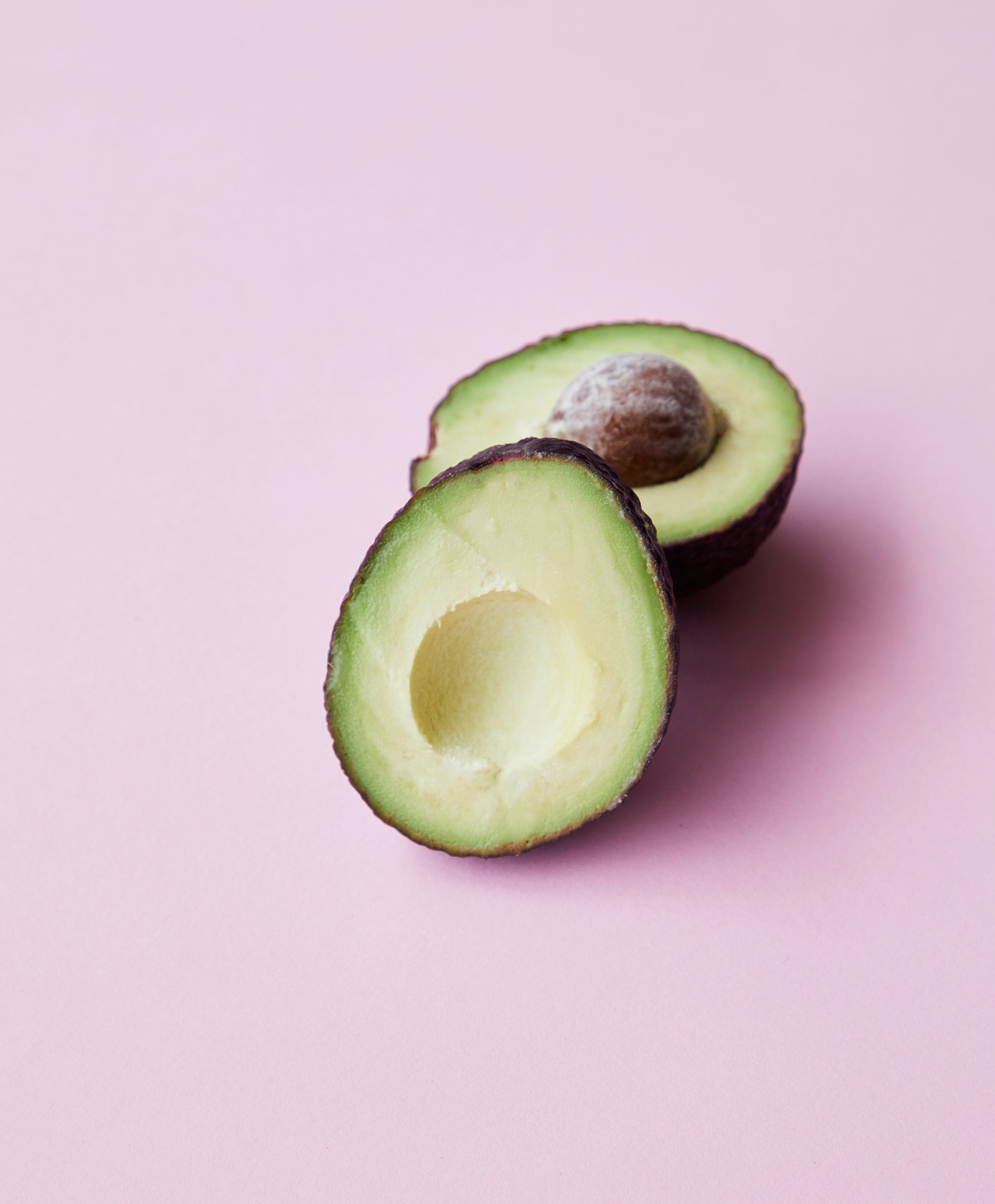 Avocado cut open