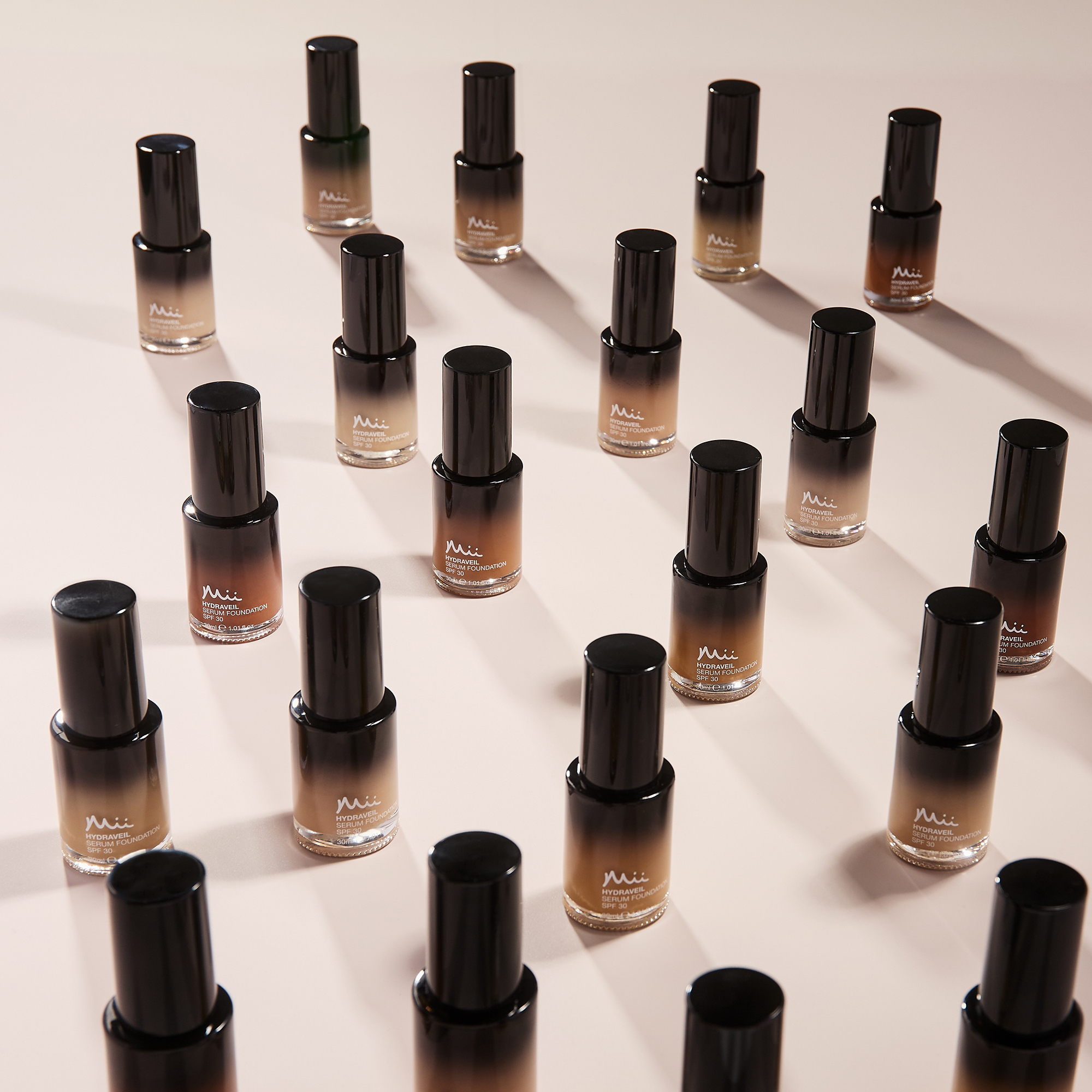 Hydraveil Serum Foundation SPF 30 group shot from above