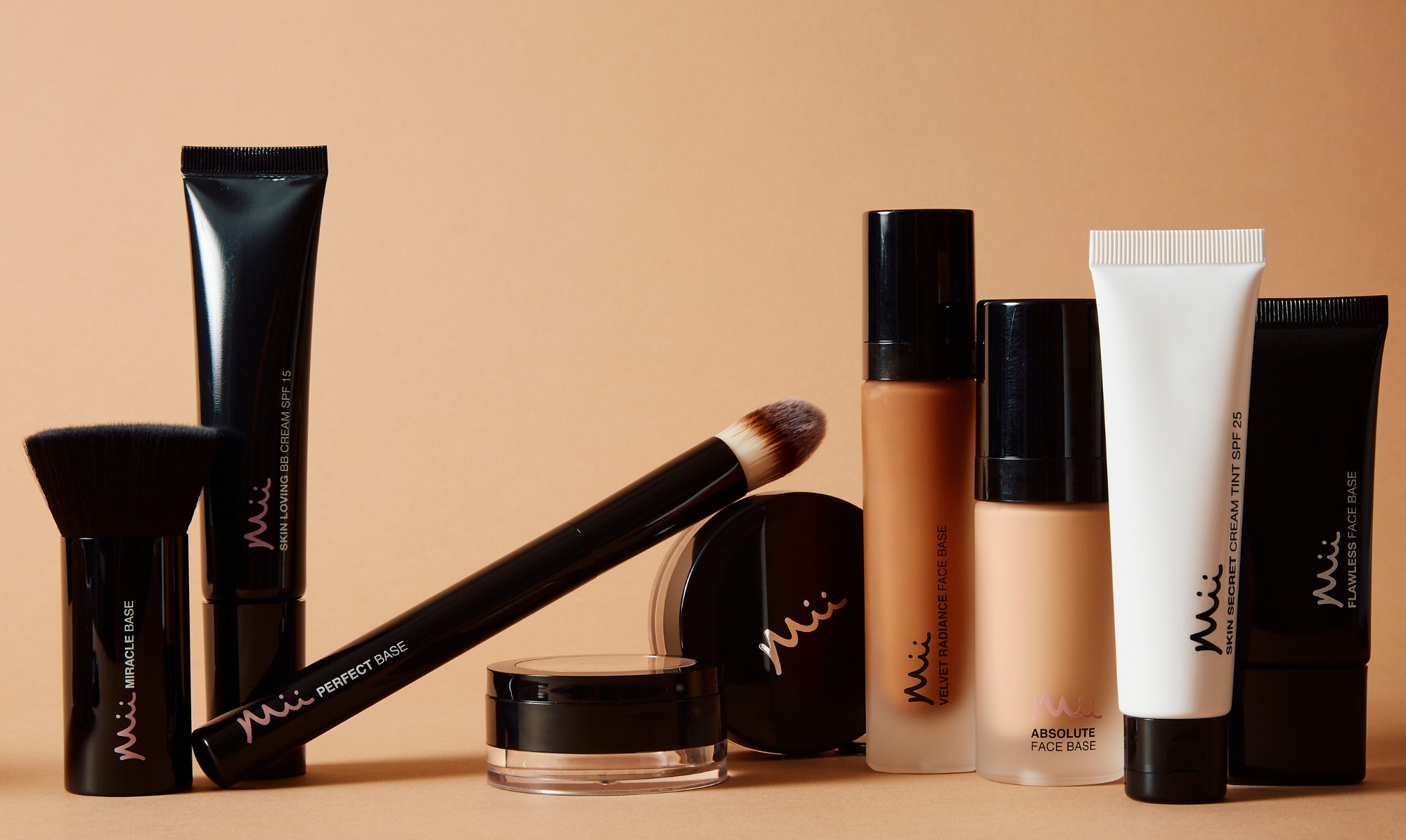 Foundation makeup group shot