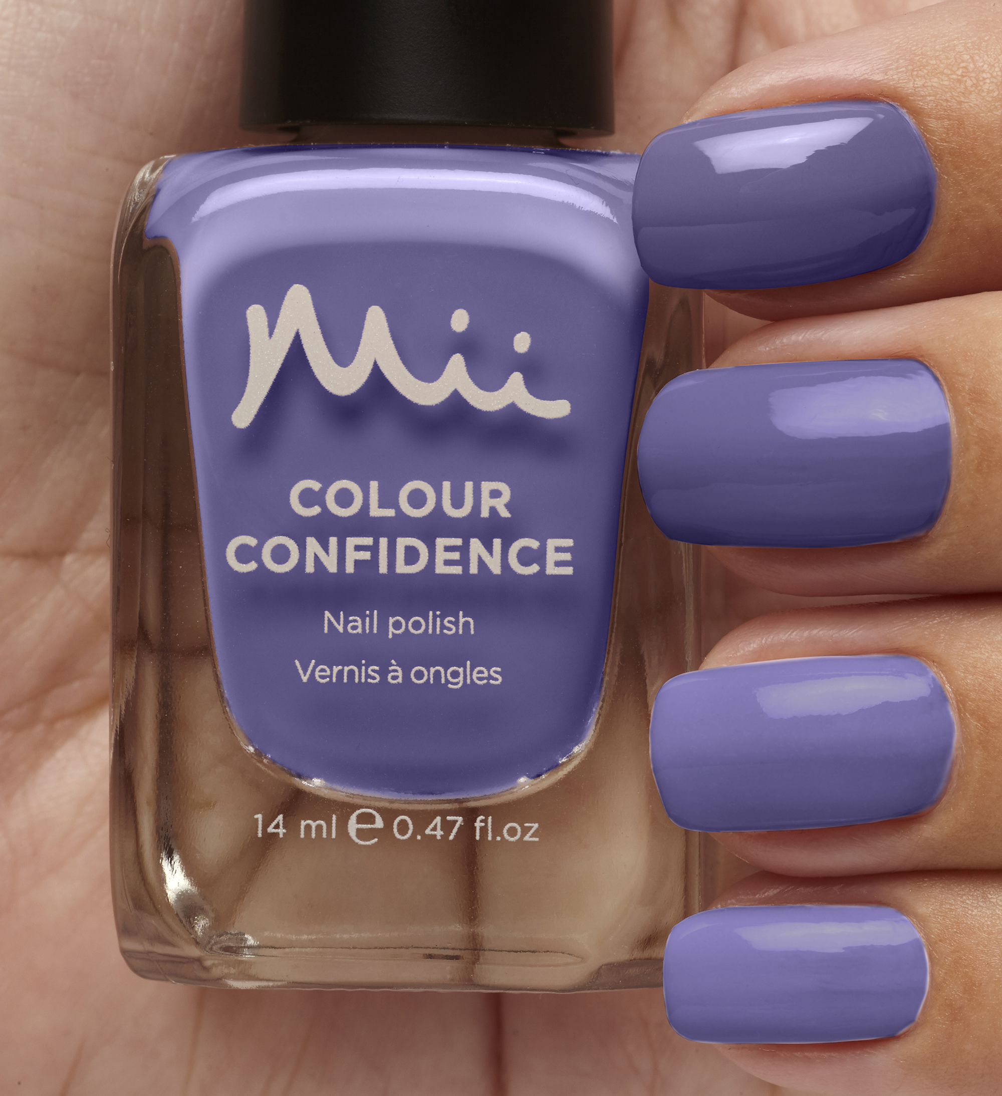 Model wearing Colour Confidence Nail Polish One Planet One Love