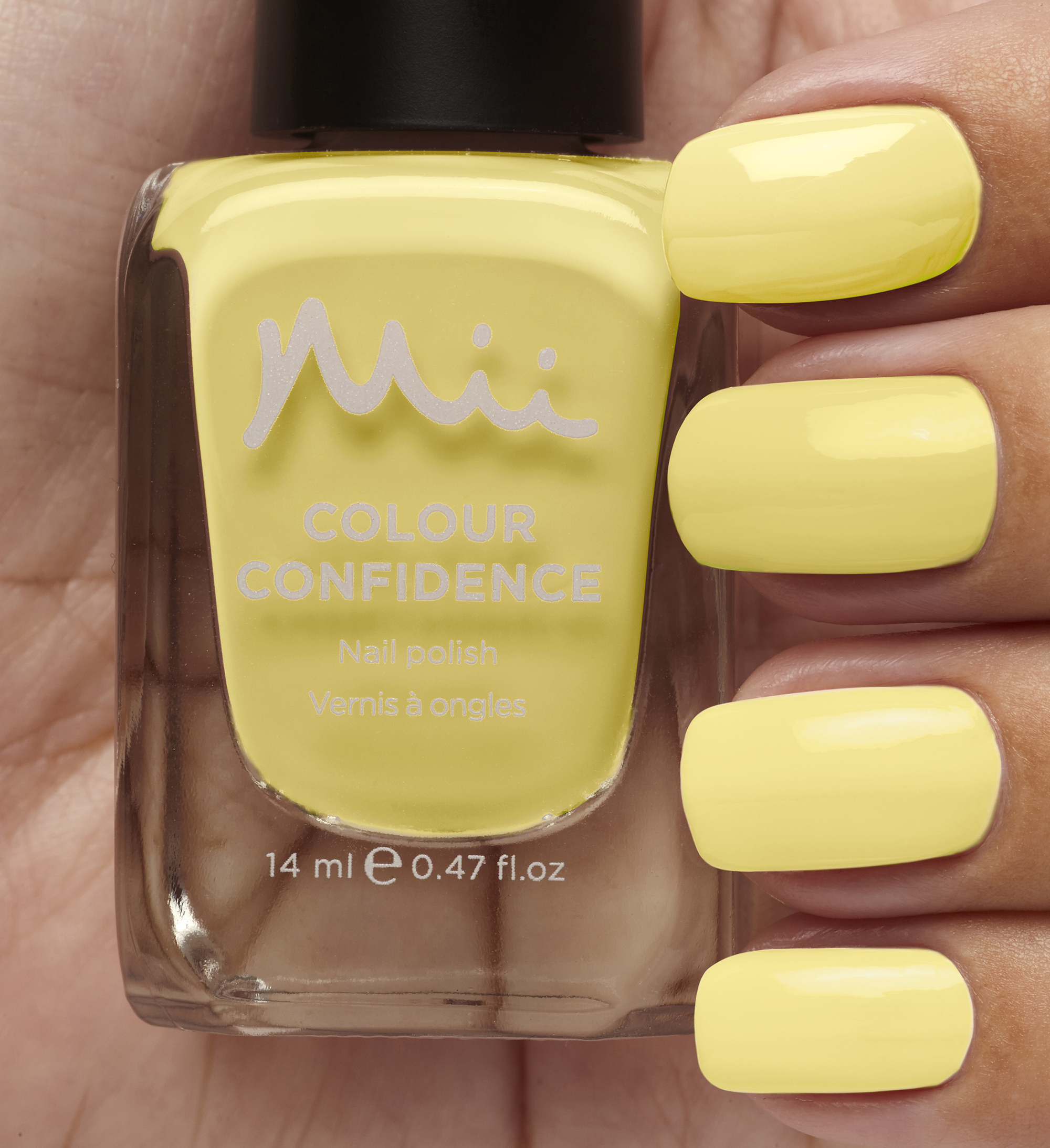 Model wearing Colour Confidence Nail Polish Bee a Keeper