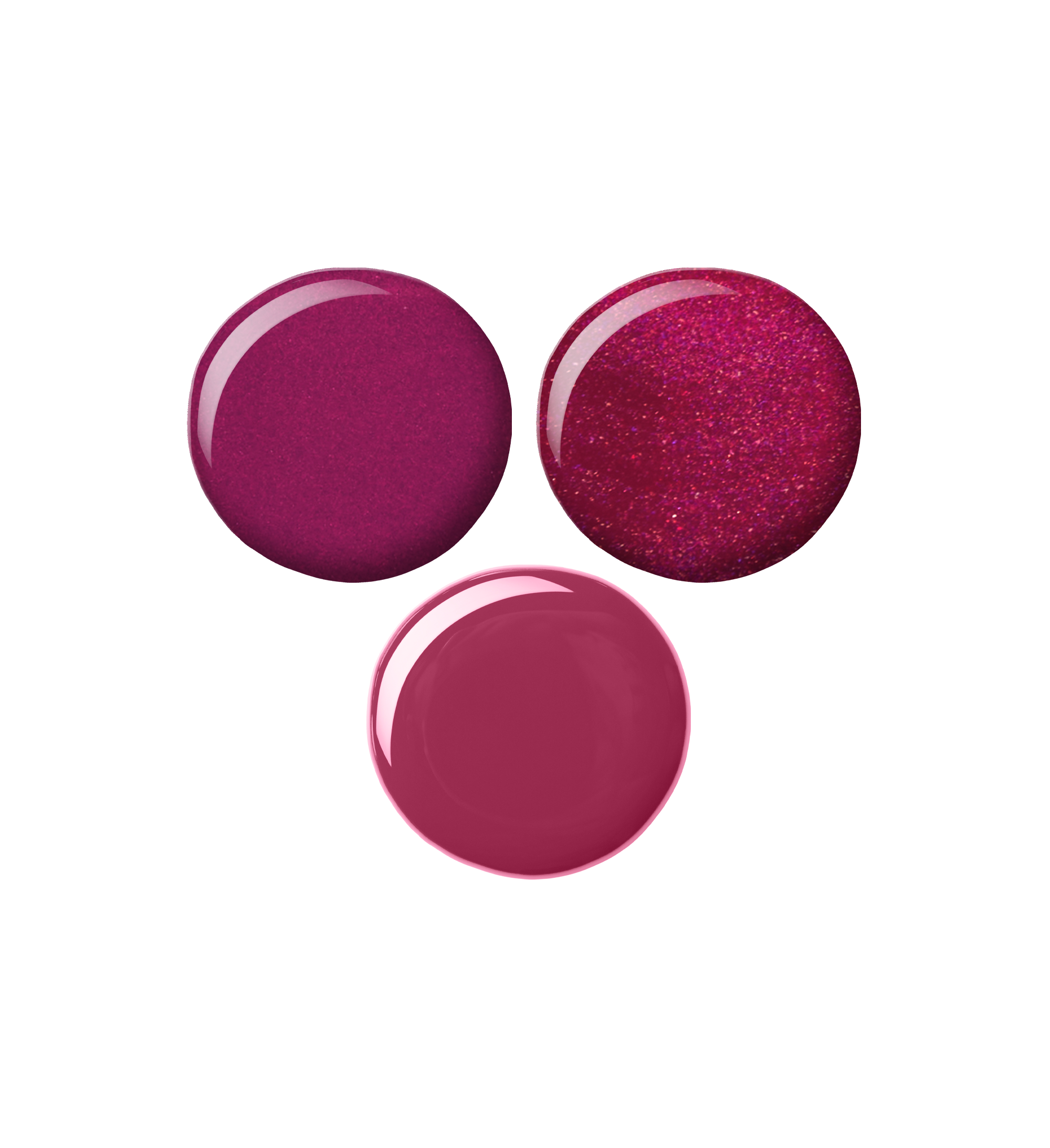 Confidence Nail Polish Trio Gift Set swatches