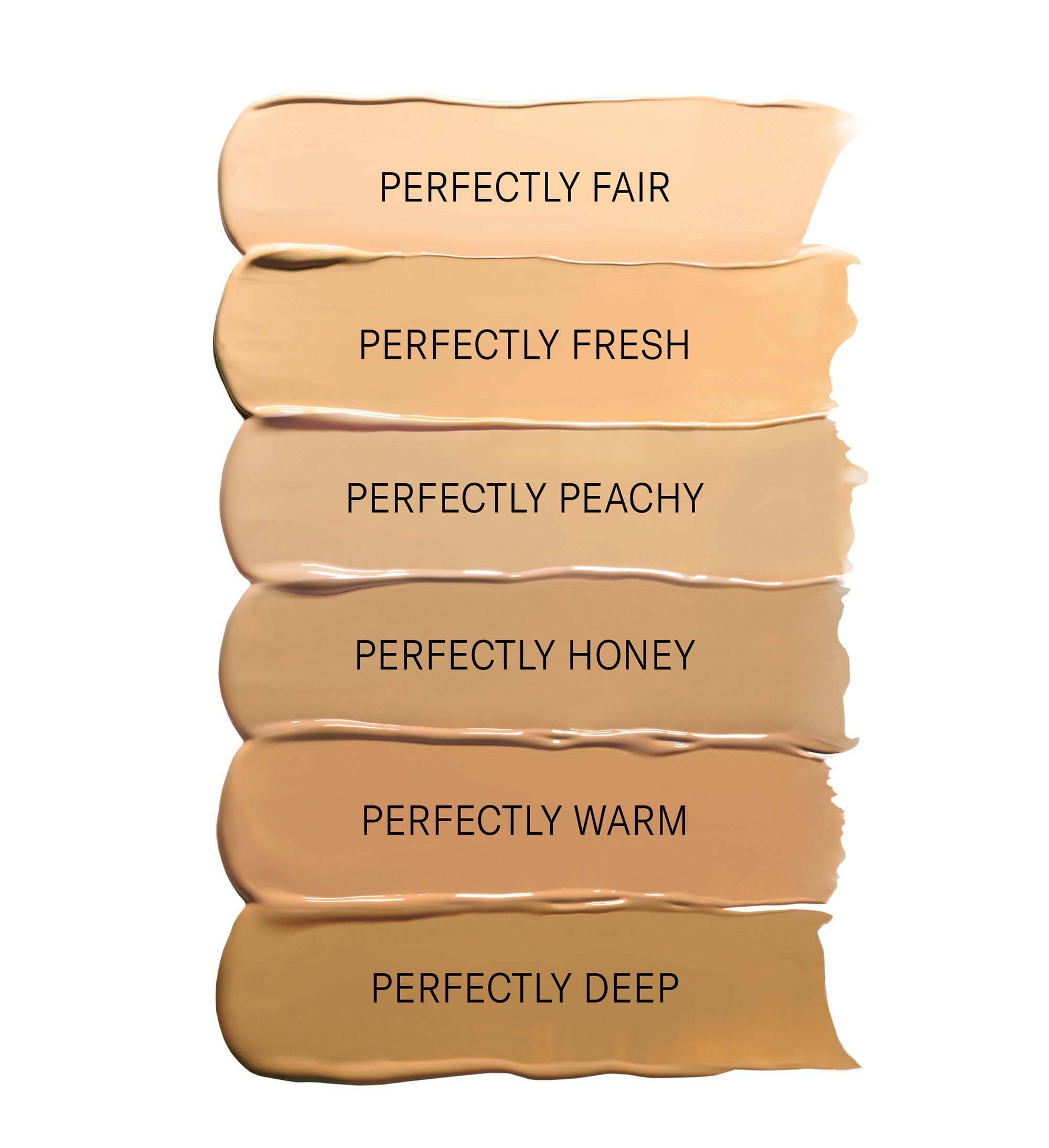 Flawless Face Base Foundation shade range