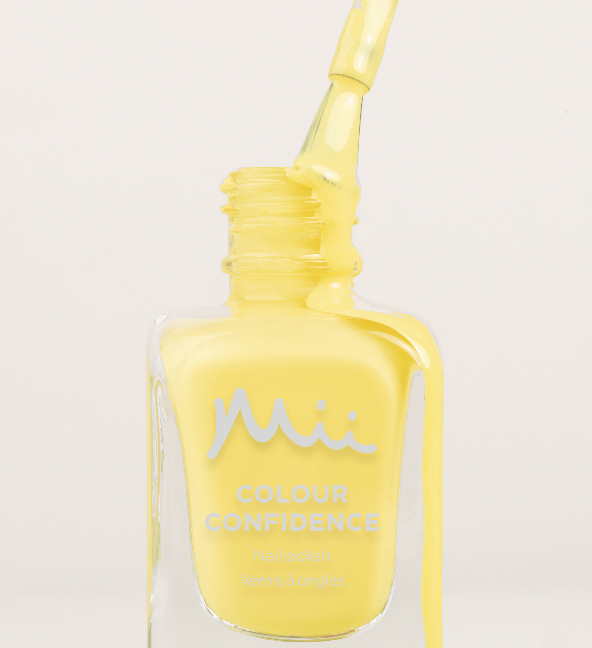 Colour Confidence Nail Polish Bee a Keeper spilling down the side of the bottle