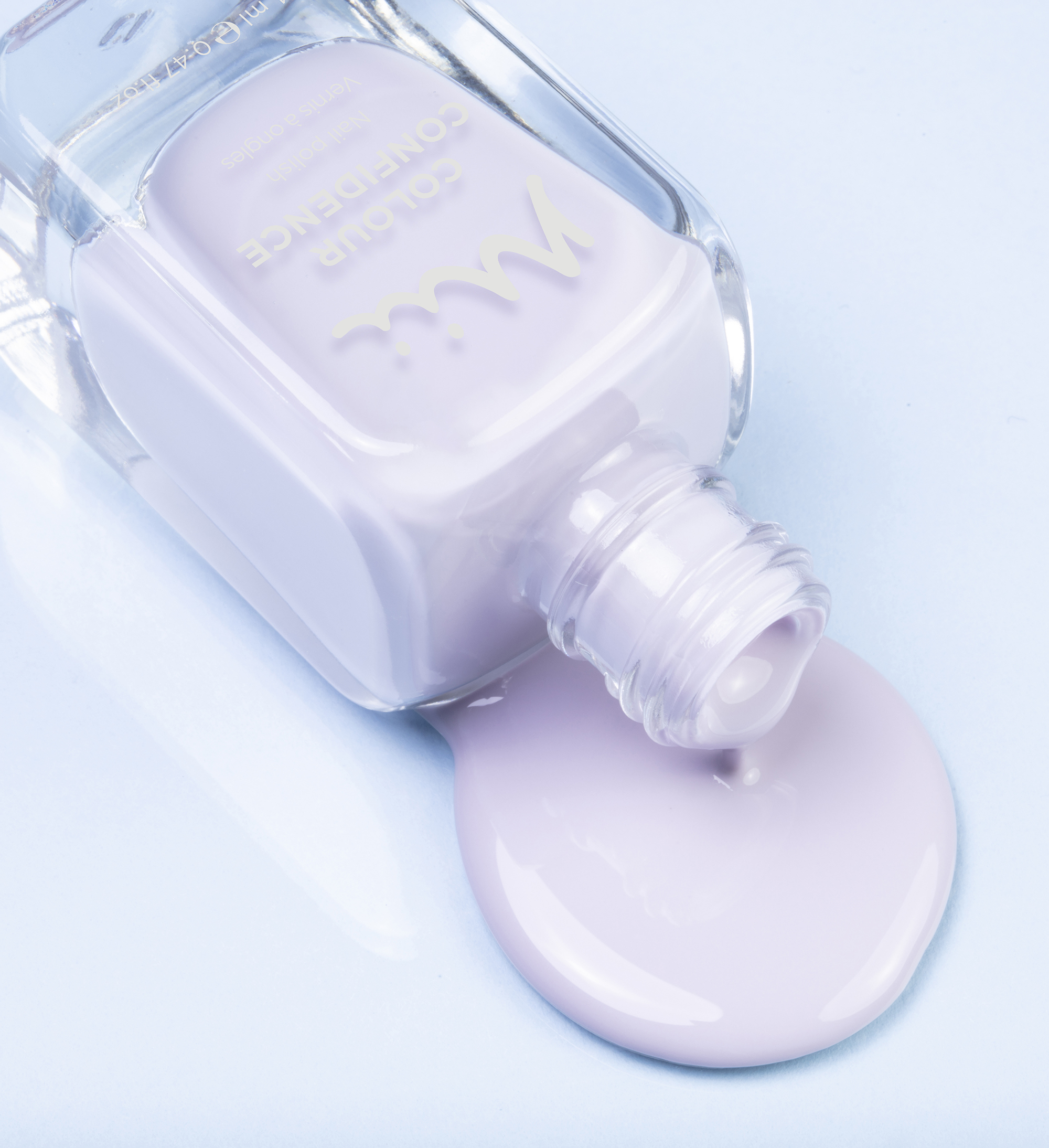 Colour Confidence Nail Polish She Humbled Him spilling out of the bottle