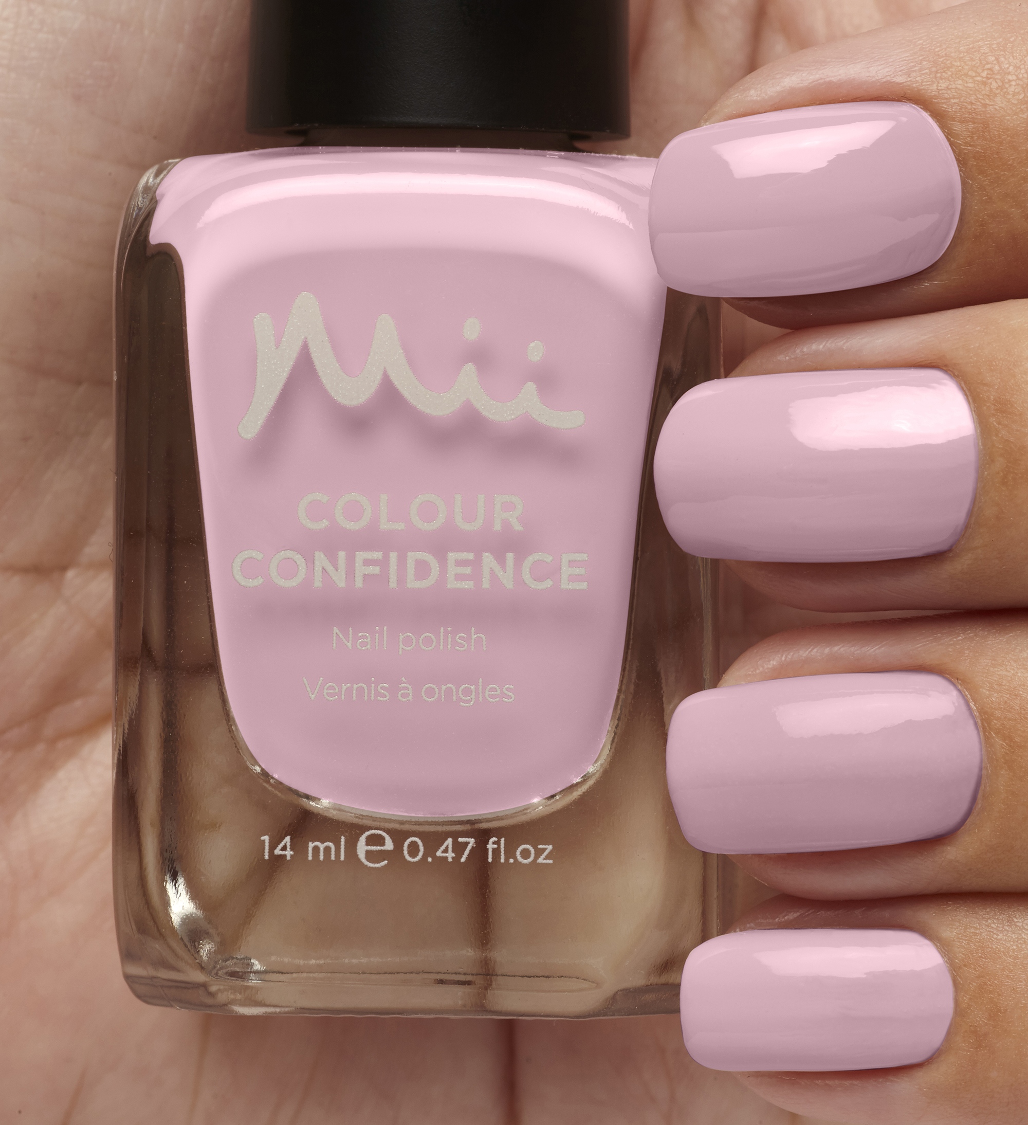 Model wearing Colour Confidence Nail Polish Her Intentions Were Clear