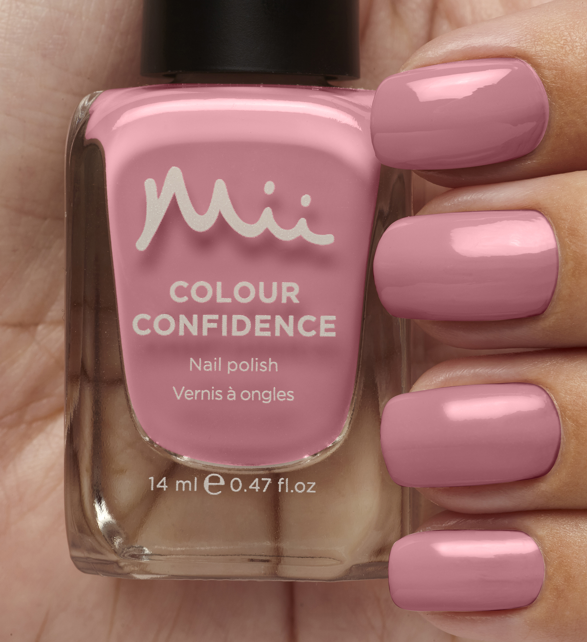 Model holding The World Swiftly Changed Colour Confidence Nail Polish