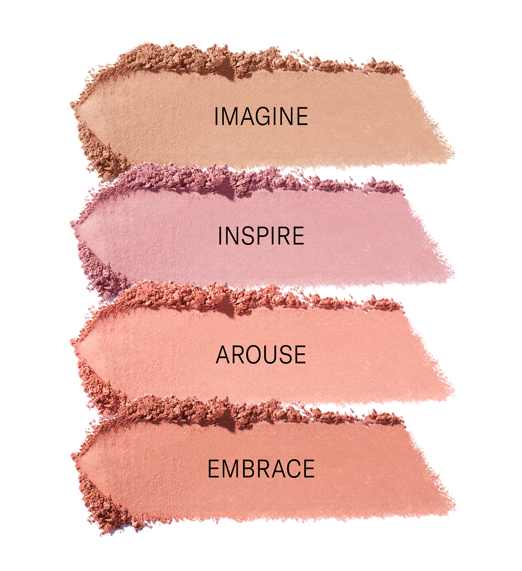 Mineral Radiant Natural Blush swatch lineup