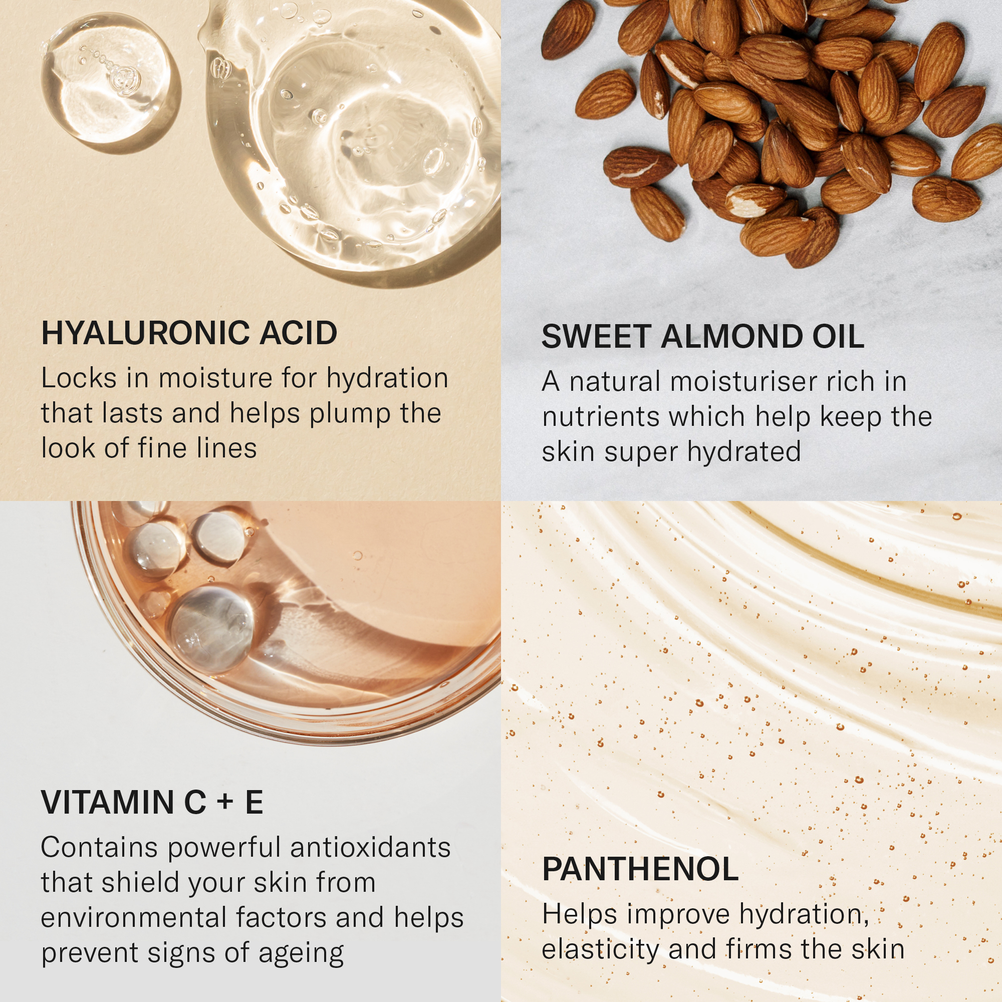 Care + Caress Hand Serum active ingredients