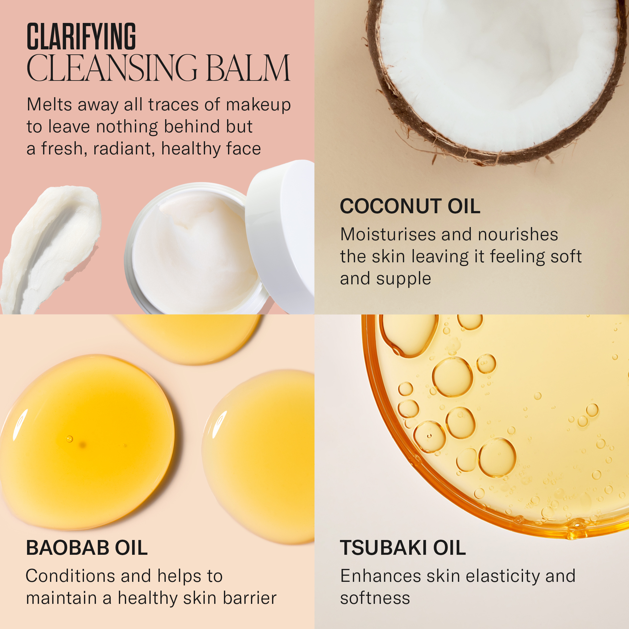 Clarifying Cleansing Balm active ingredients