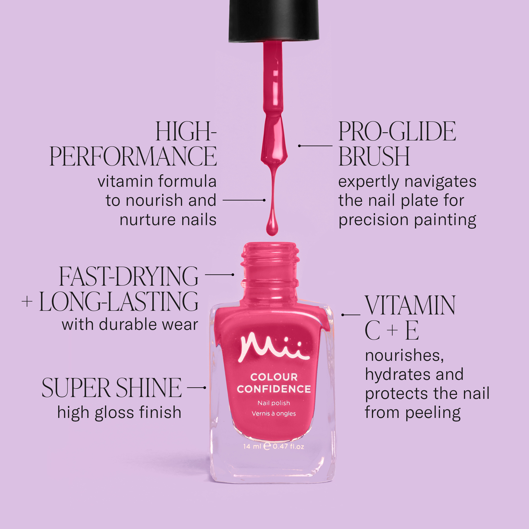 Colour Confidence Nail Polish key benefits