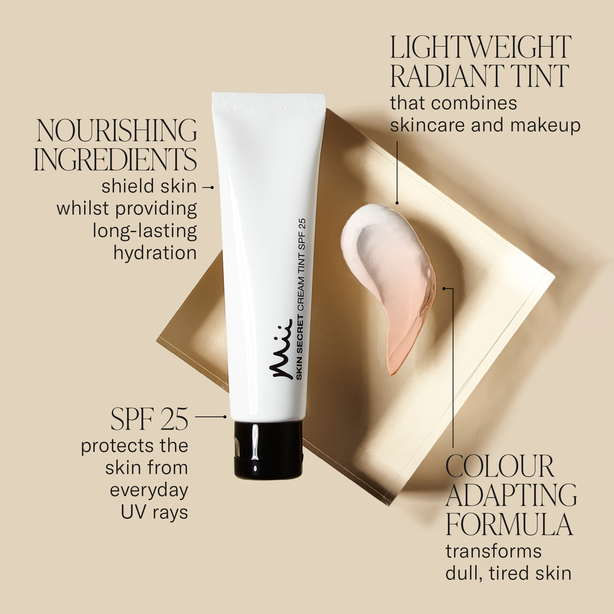 Skin Secret Cream Tint key benefits