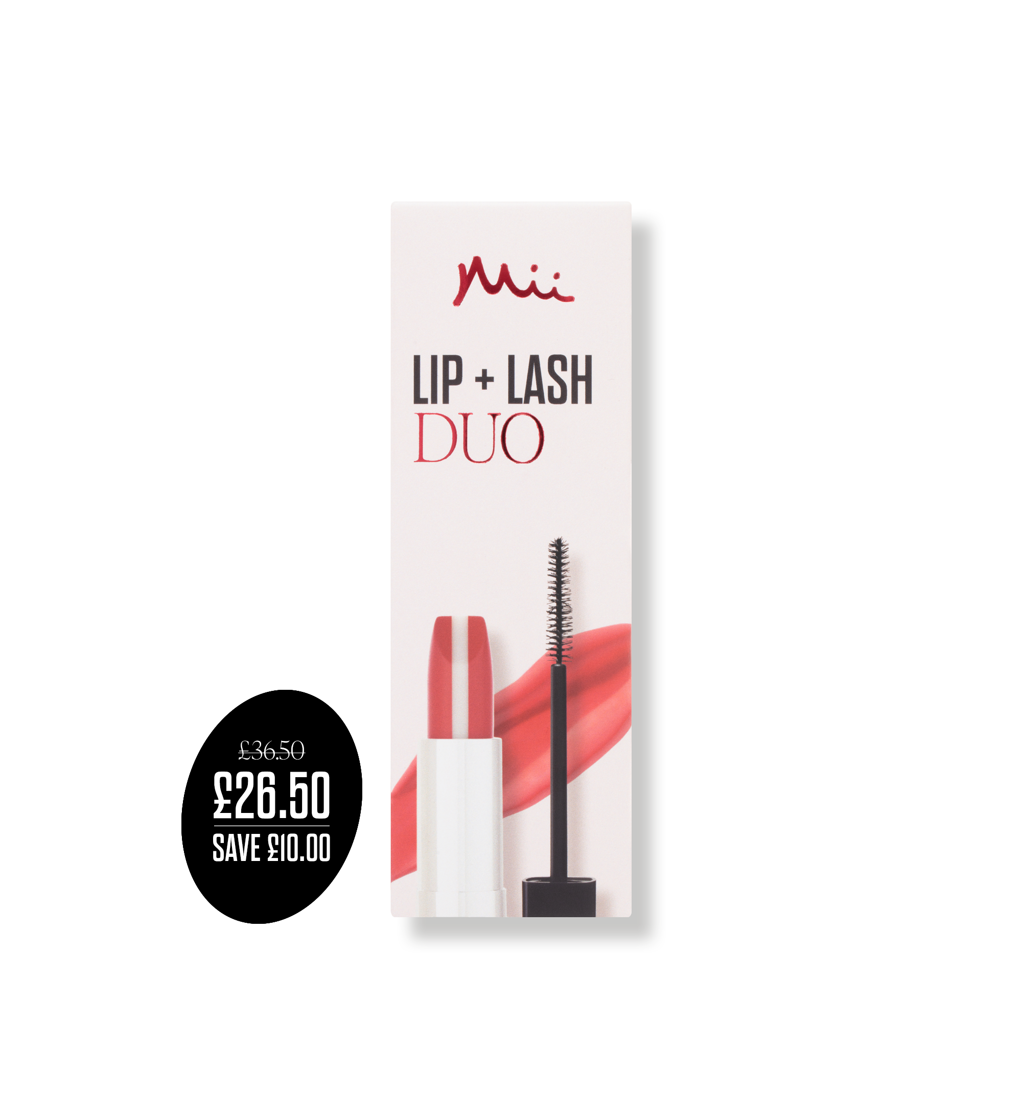 Lip + Lash Lipstick and Mascara Duo in Rosie Posie