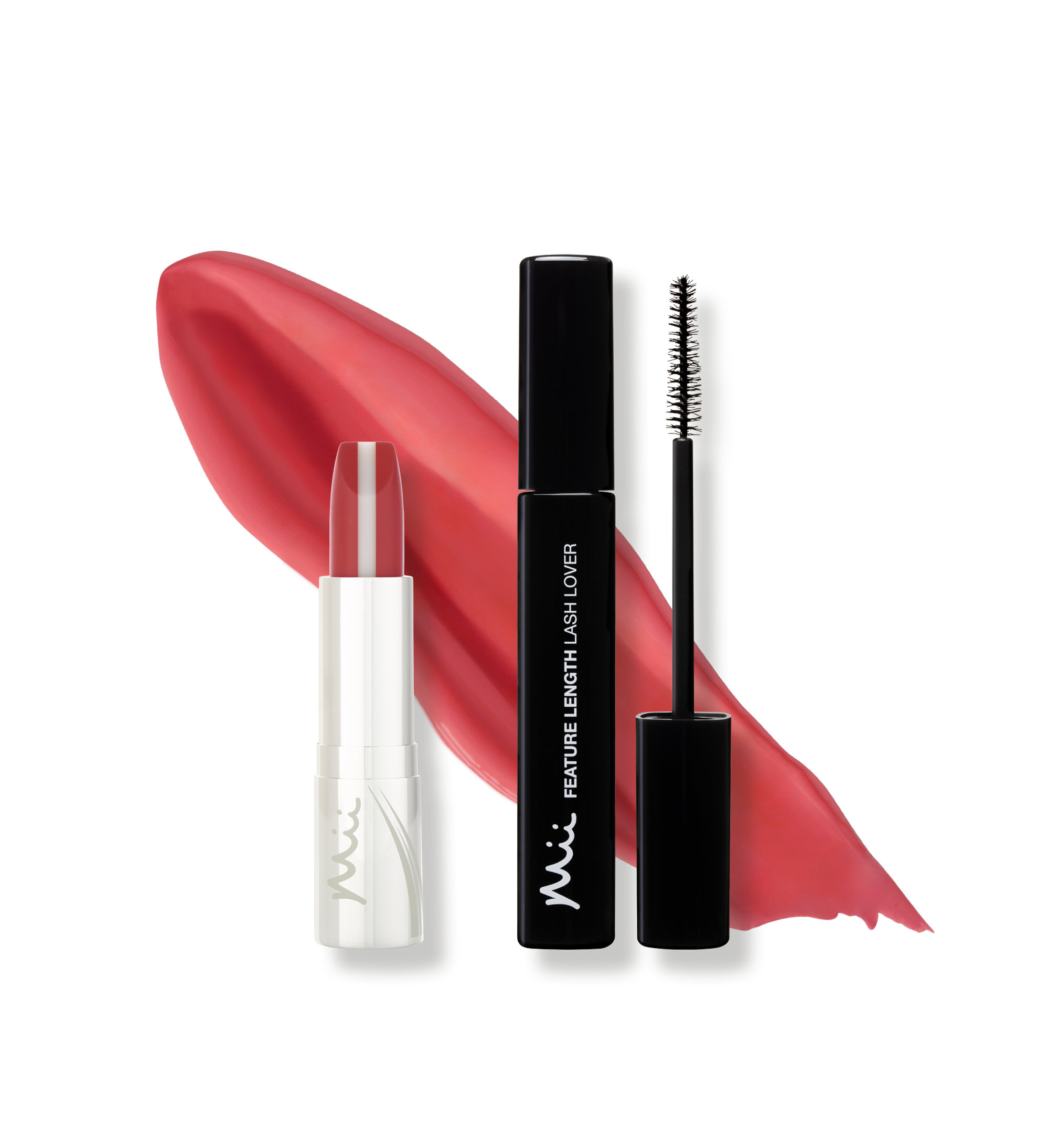 Lip + Lash Lipstick and Mascara Duo in Rosie Posie