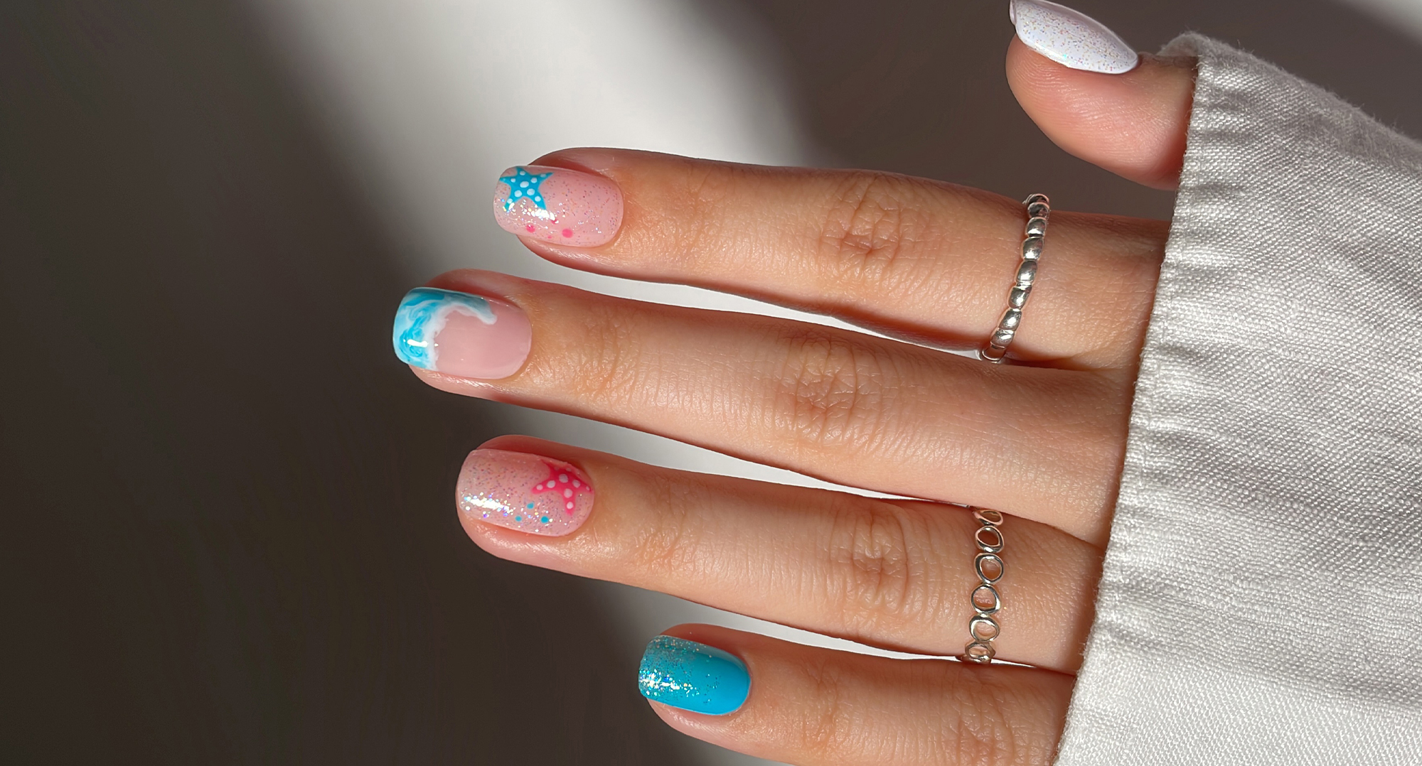 How to: Beach Nails blog