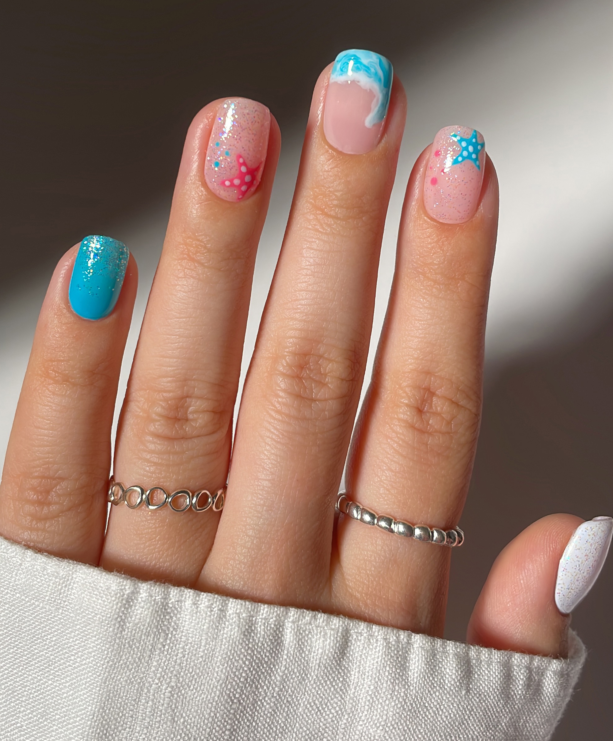 How to: Beach Nails blog
