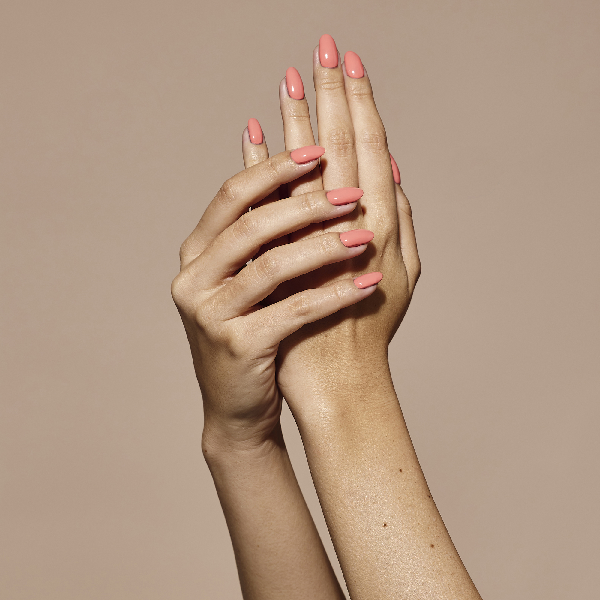 Model wearing Merci Beaucoup Colour Confidence Nail Polish