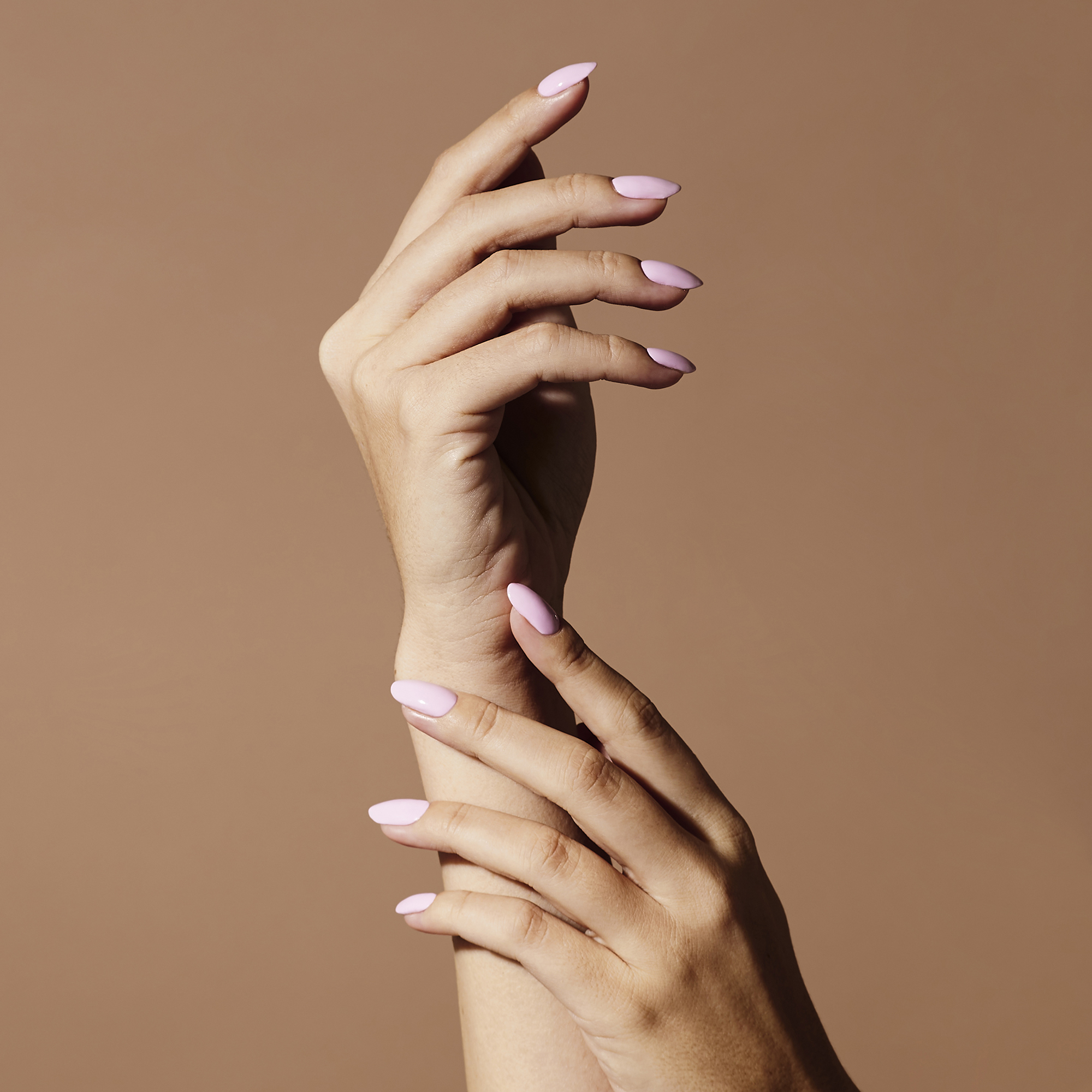 Model wearing First Love Colour Confidence Nail Polish