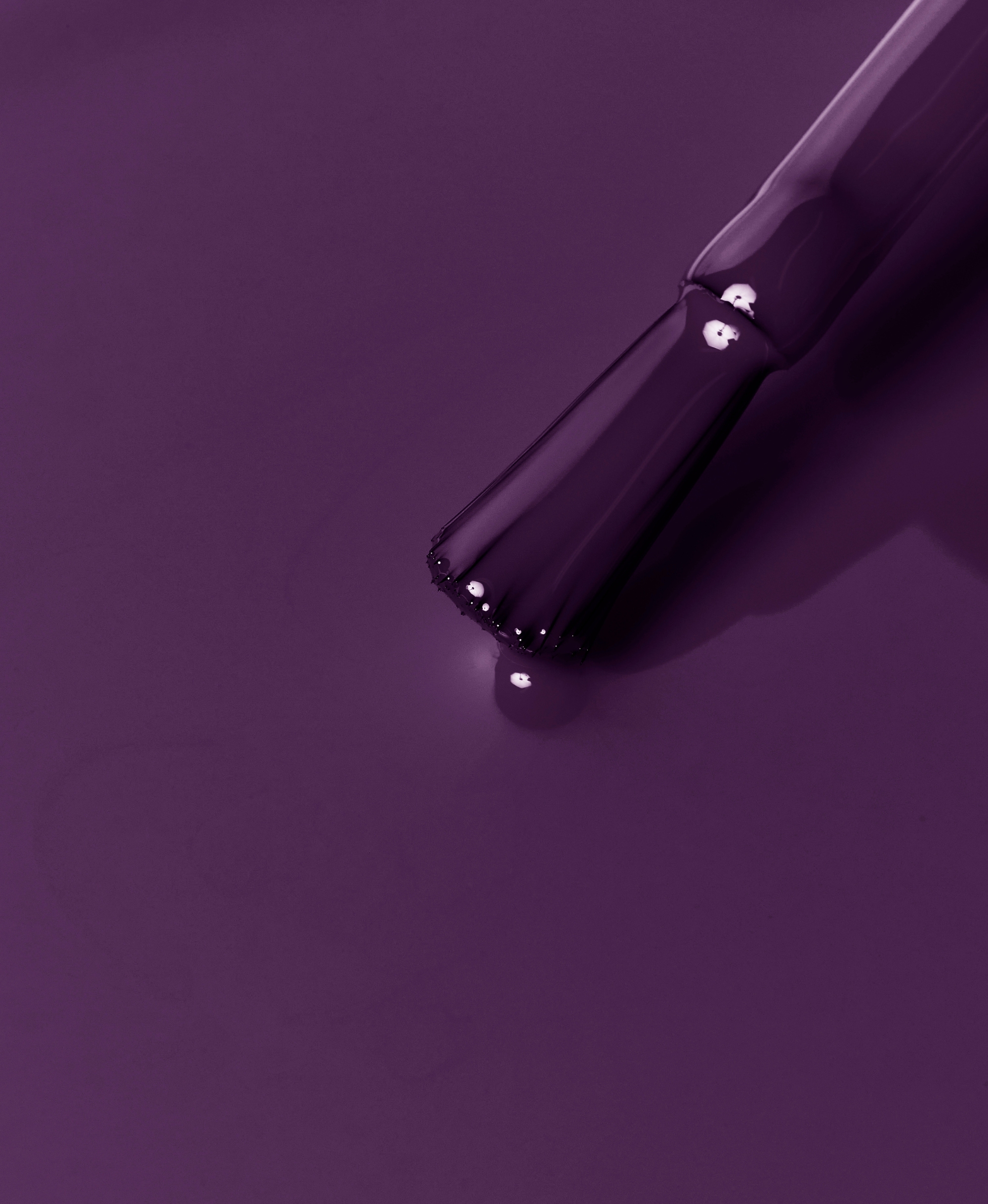 Purple Elderberry Colour Confidence nail polish brush swatch