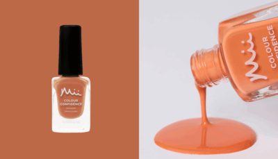Mystic Maple Colour Confidence Nail Polish Swatch and Mystic Maple Colour Confidence Nail Polish bottle