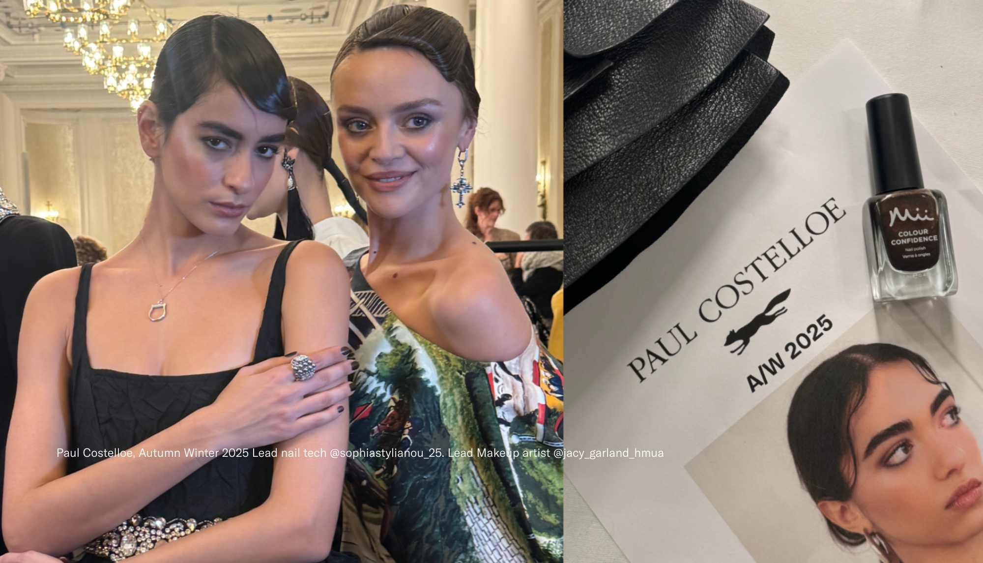 Paul Costelloe, Autumn Winter 2025 Lead nail tech @sophiastylianou_
