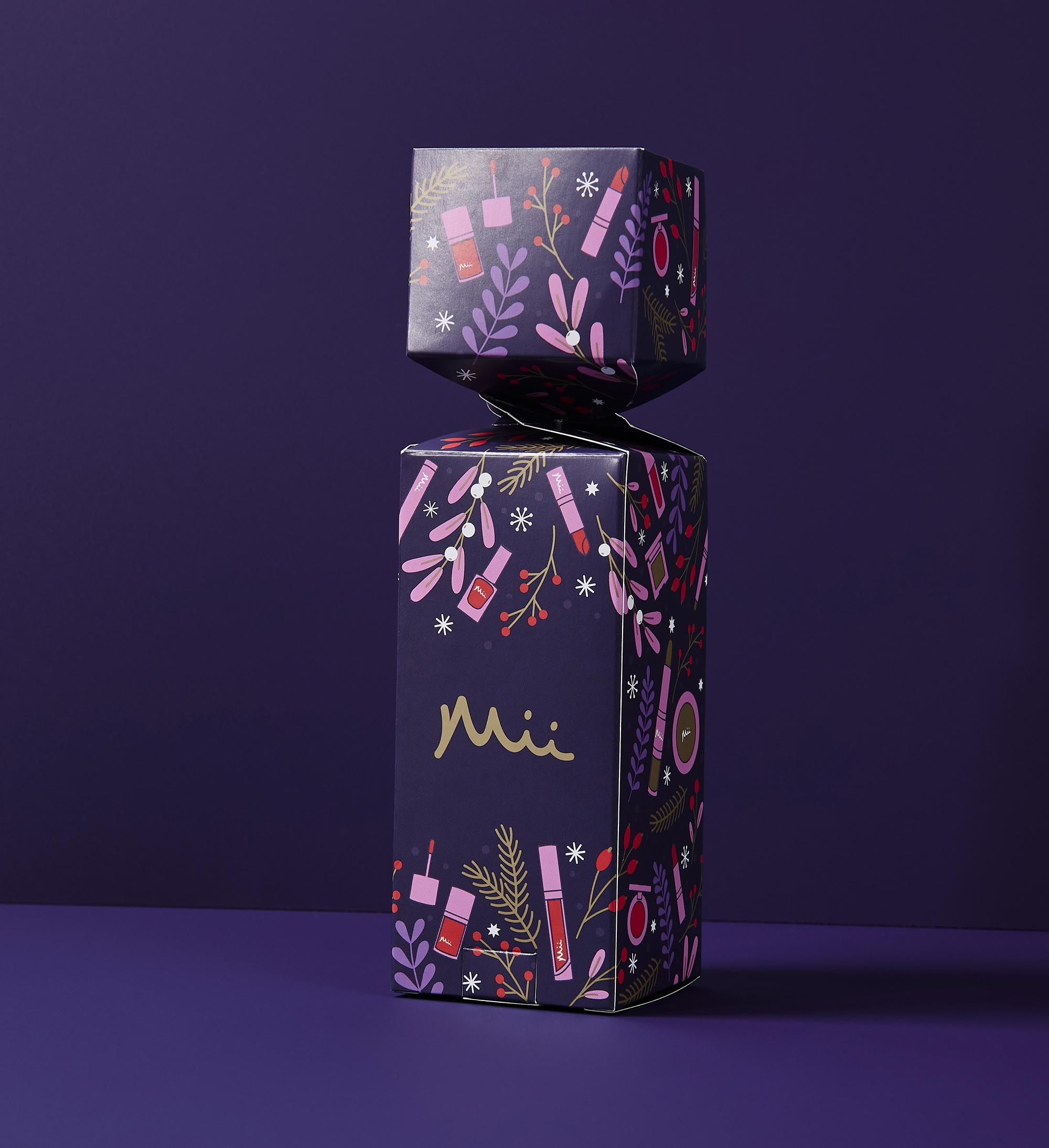 Packshot of Christmas Cracker in Purple