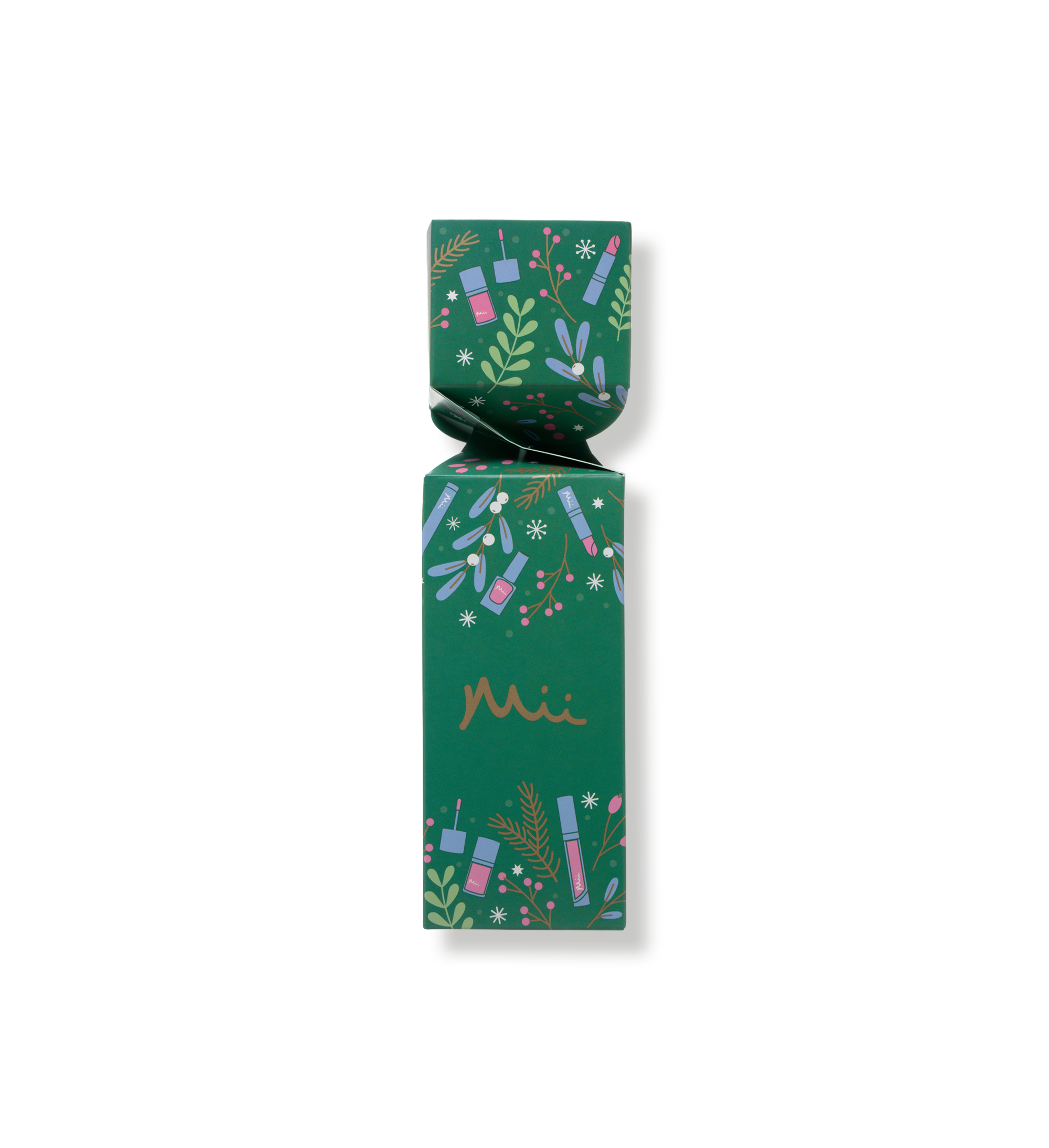 Packshot of Christmas Cracker in Green