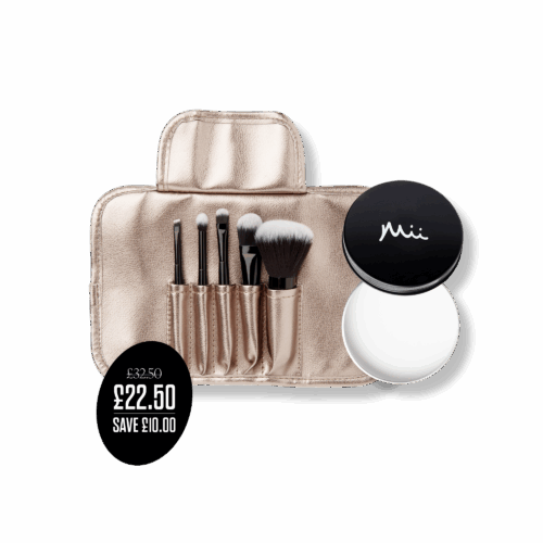 Brush Set + Balm Duo featuring 5 Piece Brush Set and Cleanse & Care Brush Balm