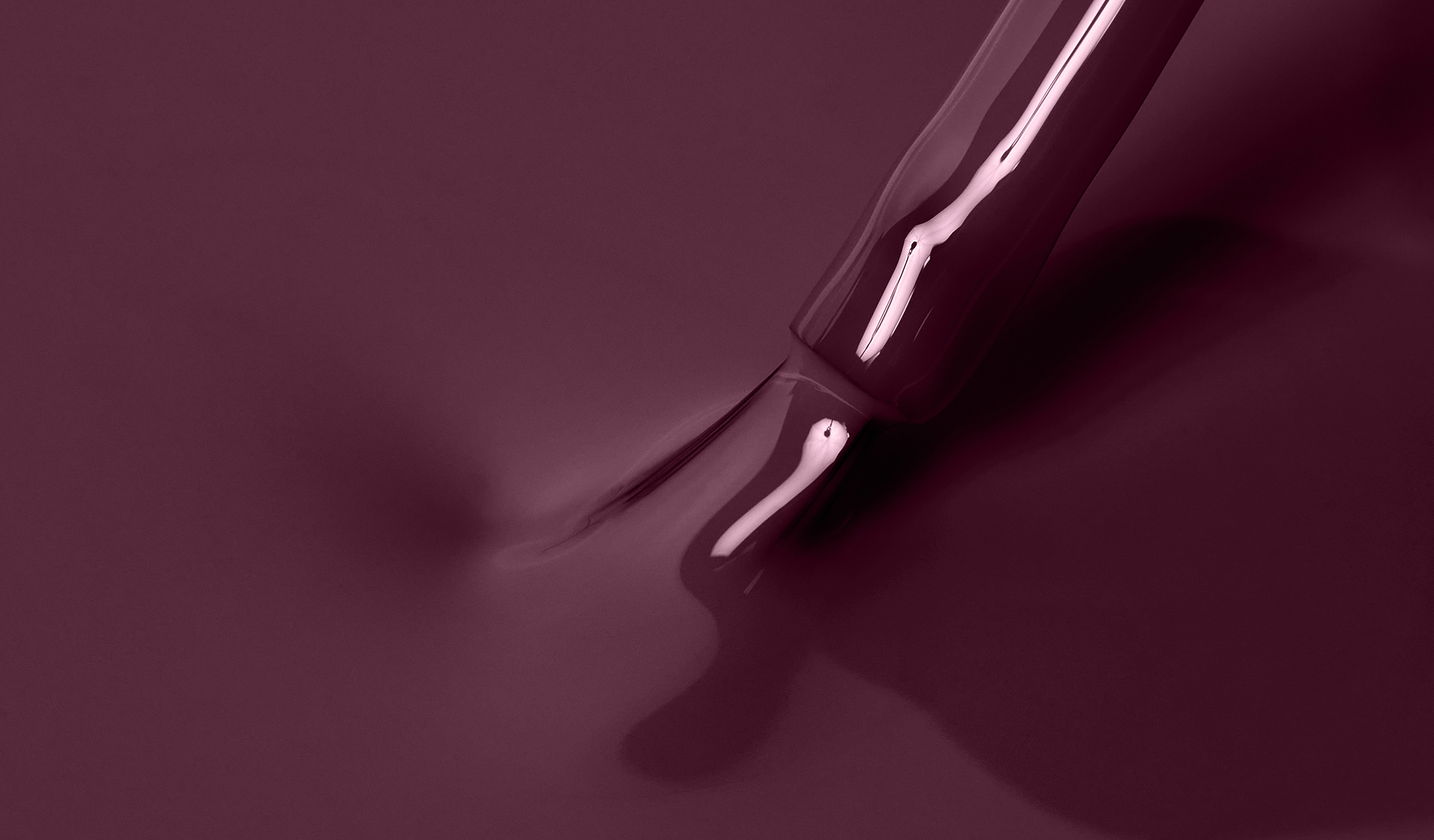 Lingonberry brush swatch