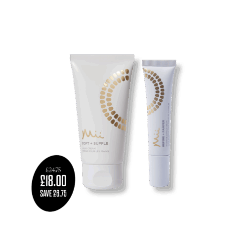 Hand + Cuticle Care Duo featuring Soft + Supple Hand Cream 50ml and Refine + Pamper Intensive Cuticle Cream 15ml