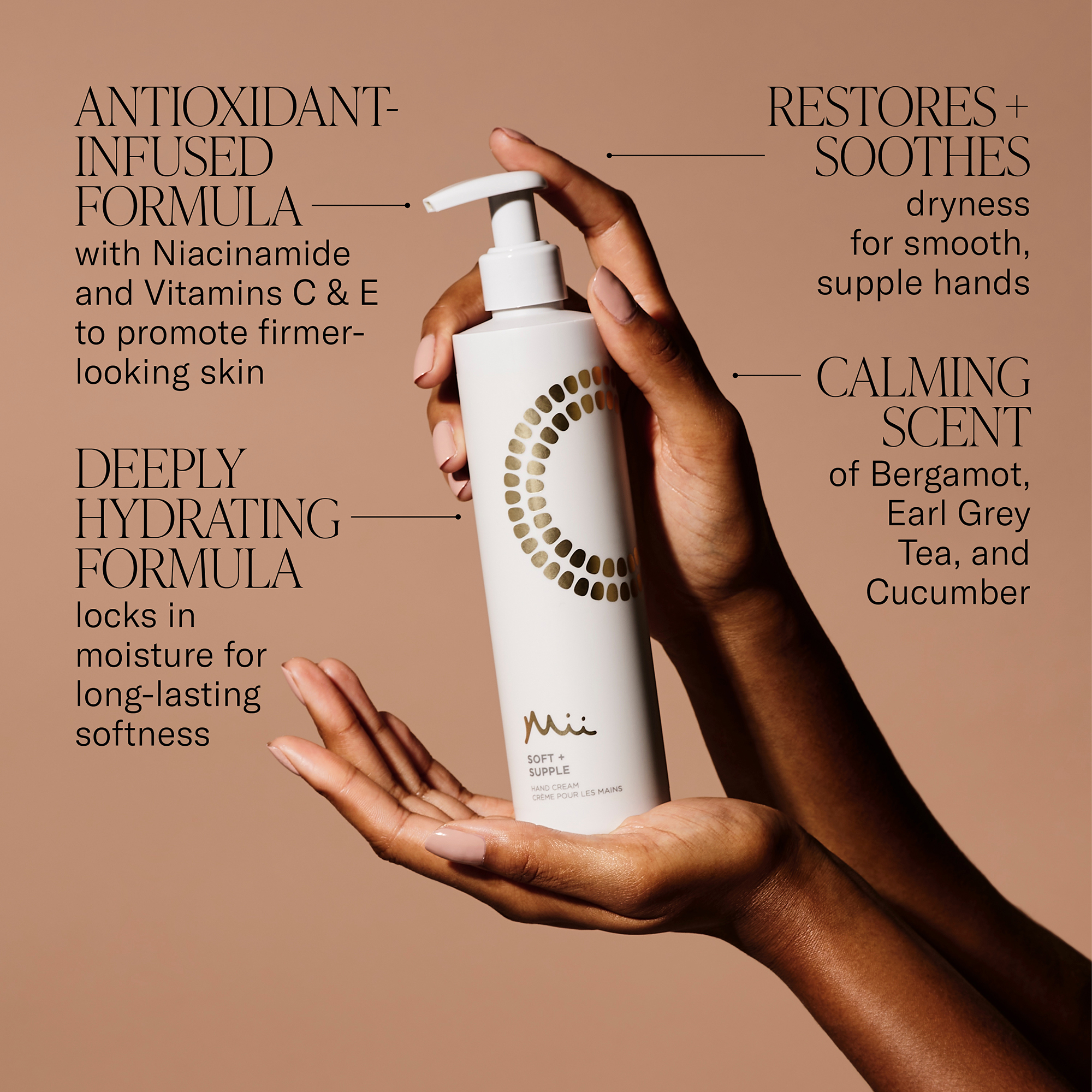 Soft + Supple Benefits infographic