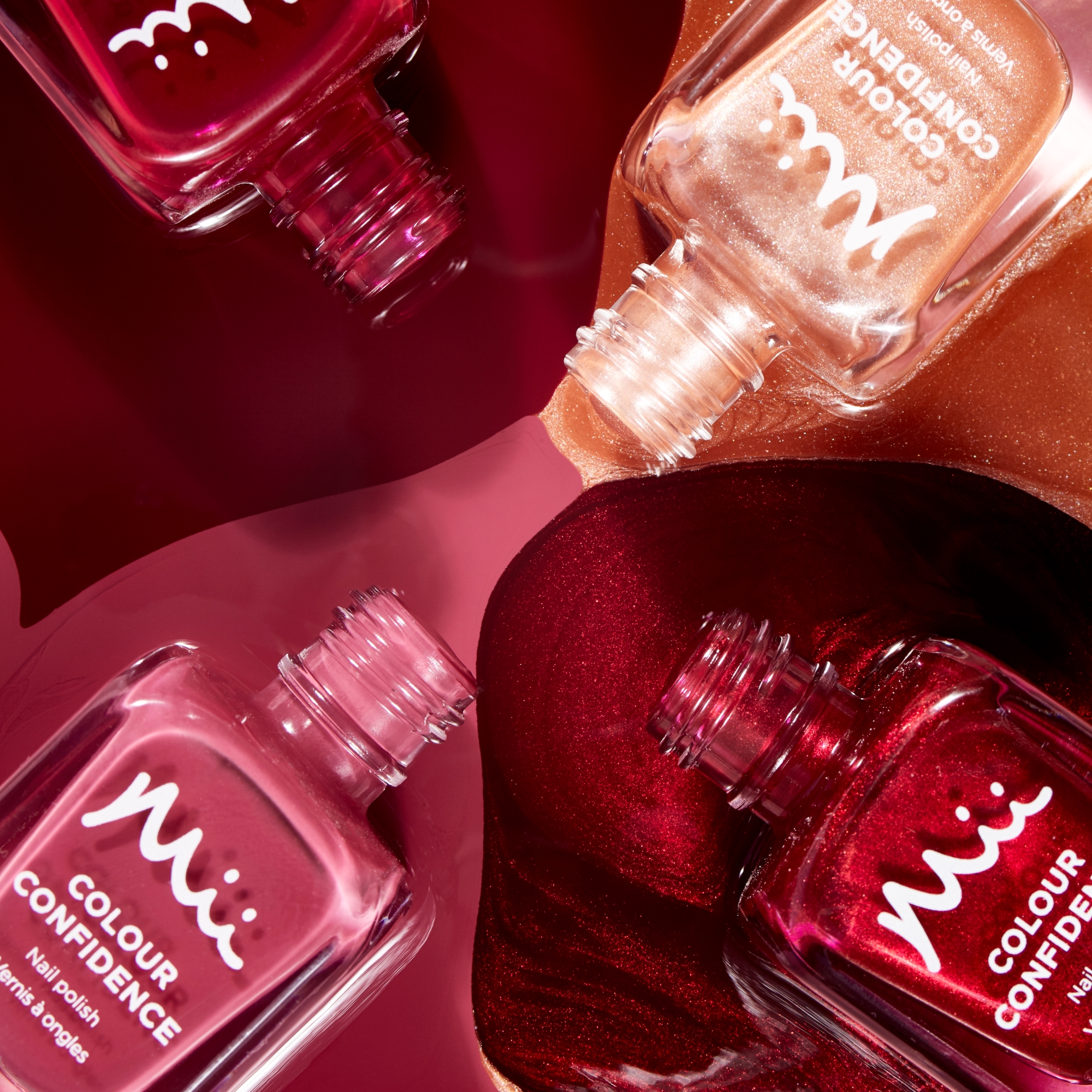 Autumn In Peru Colour Confidence Nail Polish Collection bottle spill