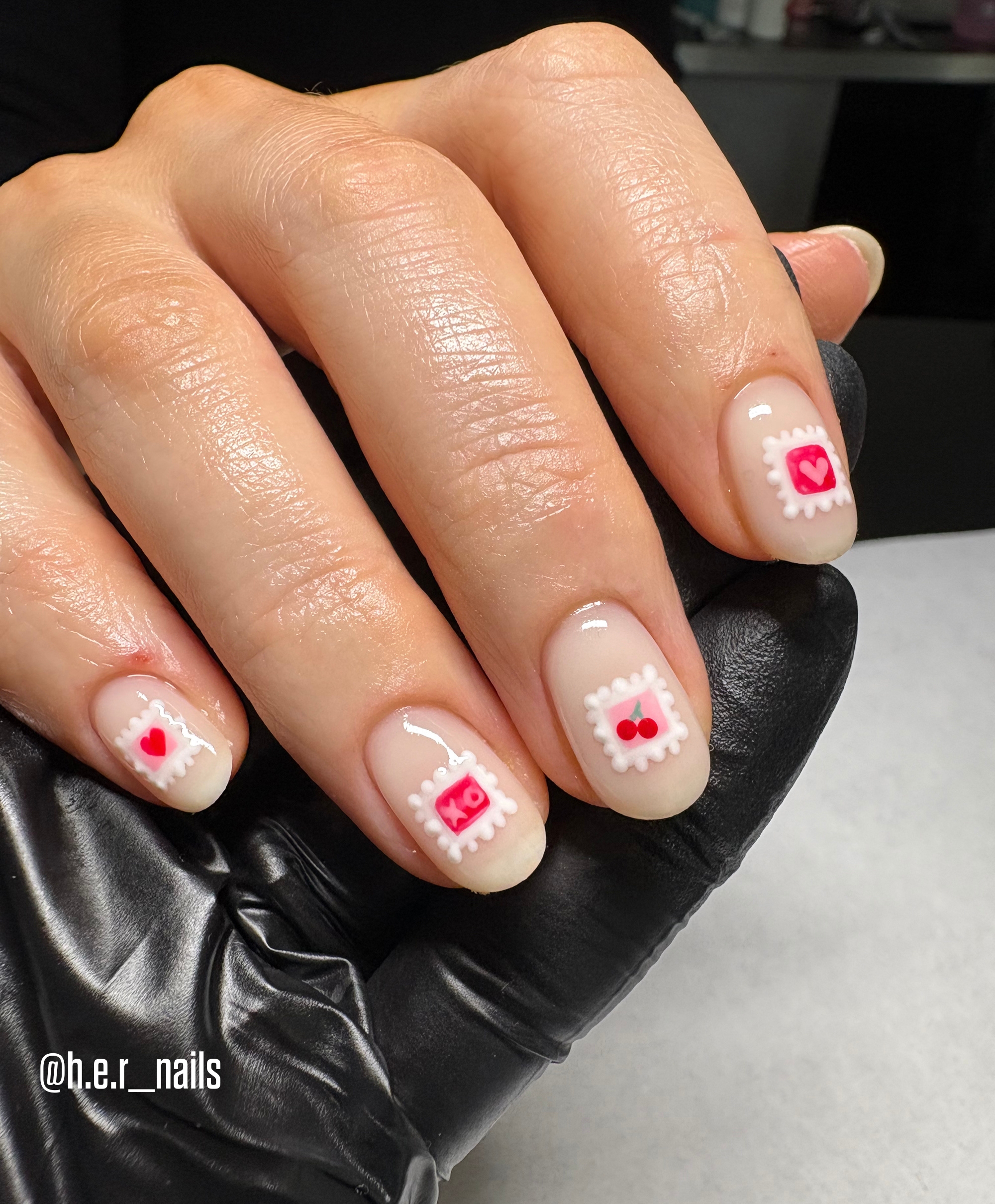 Love at first mani final nail look