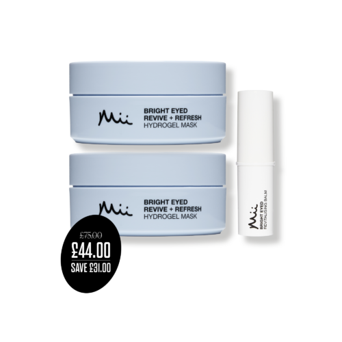 Revive Eyes Edit packshot with price roundel - Bright Eyed Revive + Refresh Hydrogel Eye Mask and Bright Eyed Revitalising Balm