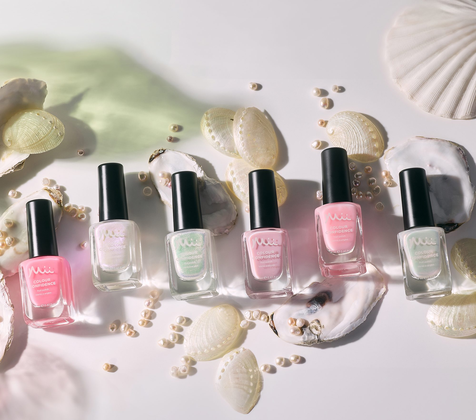Sheer Seduction Colour Confidence Nail Polish collection
