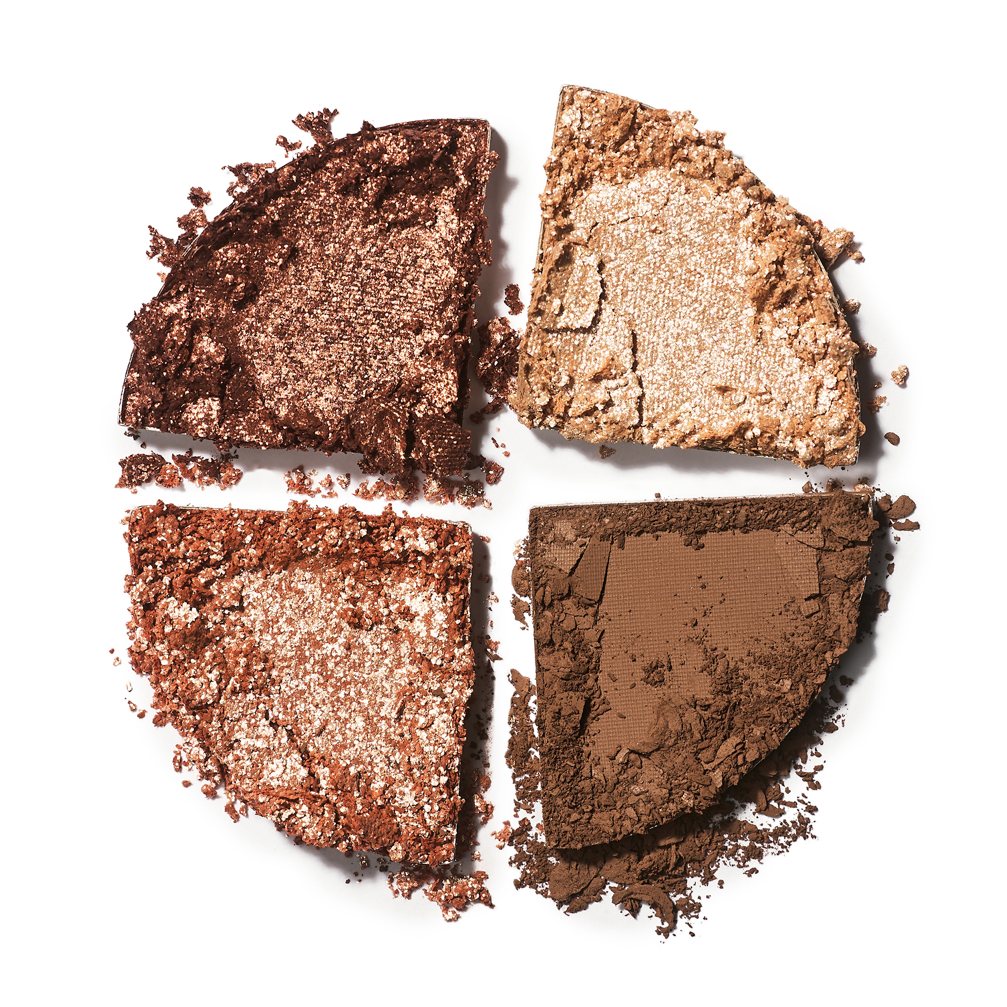 Shade Play Eyeshadow Pallete swatch in Copper Quartz