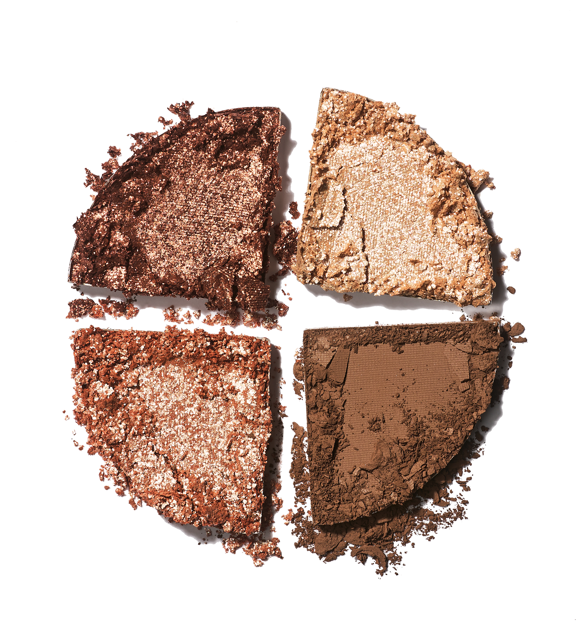 Shade Play Eyeshadow Pallete swatch in Copper Quartz