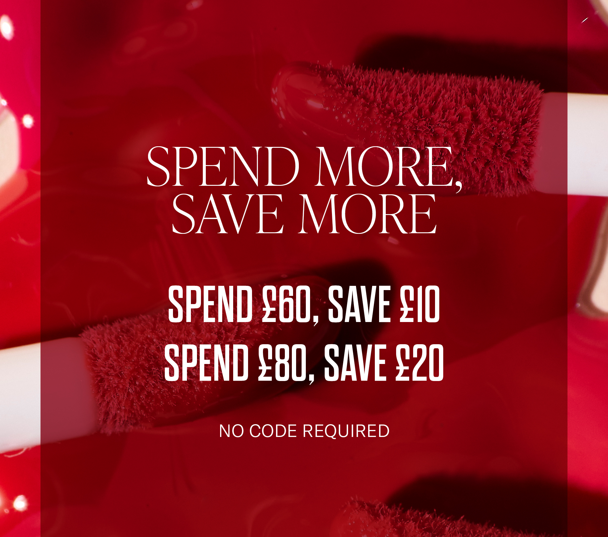 Bank holiday spend & save promotion
